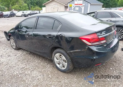 2015 Honda Civic Lx из США, поврежденный, VIN 19XFB2E57FE050365